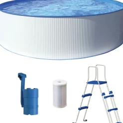 Uima-allas pumpulla Swim & Fun Kreta Ø350x90 cm