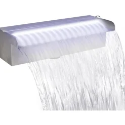 Uima-altaan suihkulähde led:llä ruostumaton teräs 30cm