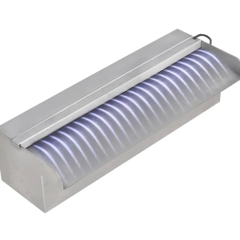 Uima-altaan suihkulähde led:llä ruostumaton teräs 30cm