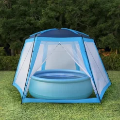 Uima-altaan teltta 660x580x250 cm sininen