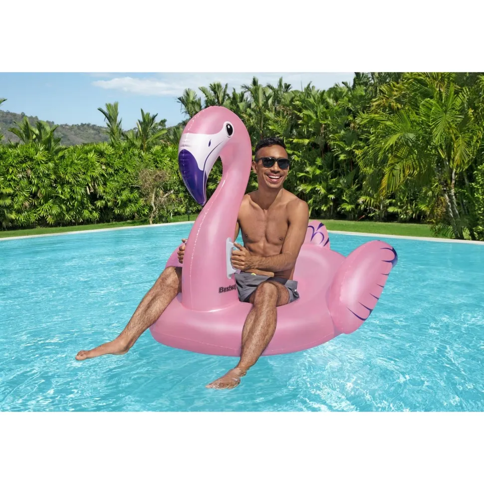 Uimalautta Bestway Luxury Flamingo, 153x143cm