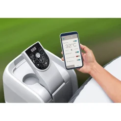 Ulkoporeallas Bestway Lay-Z-Spa Cabo Smart Hydrojet 6, 4-6 henkilöä, 144 suutinta