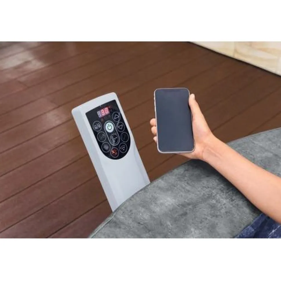 Ulkoporeallas Bestway Lay-Z-Spa Carrara Smart Airjet 6, 4-6 henkilöä, 140 suutinta