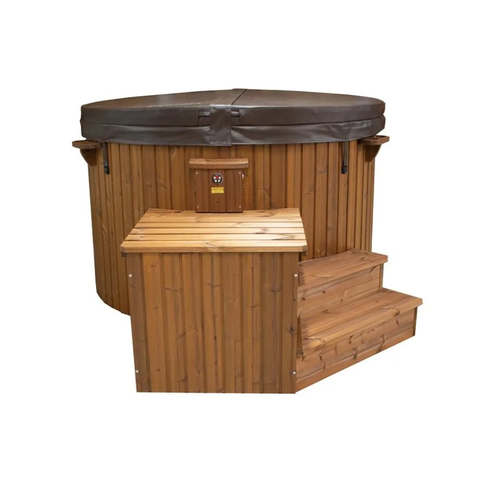 Ulkoporeallas SpaDealers TopSpa xs Wifi 6 hlöä brown/azul blue