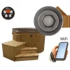 Ulkoporeallas SpaDealers TopSpa xs Wifi 6 hlöä brown/dark grey