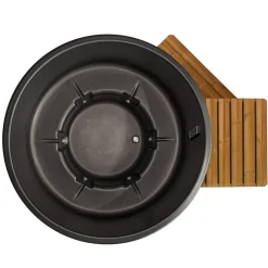 Ulkoporeallas SpaDealers TopSpa xs Wifi 6 hlöä brown/graphite black
