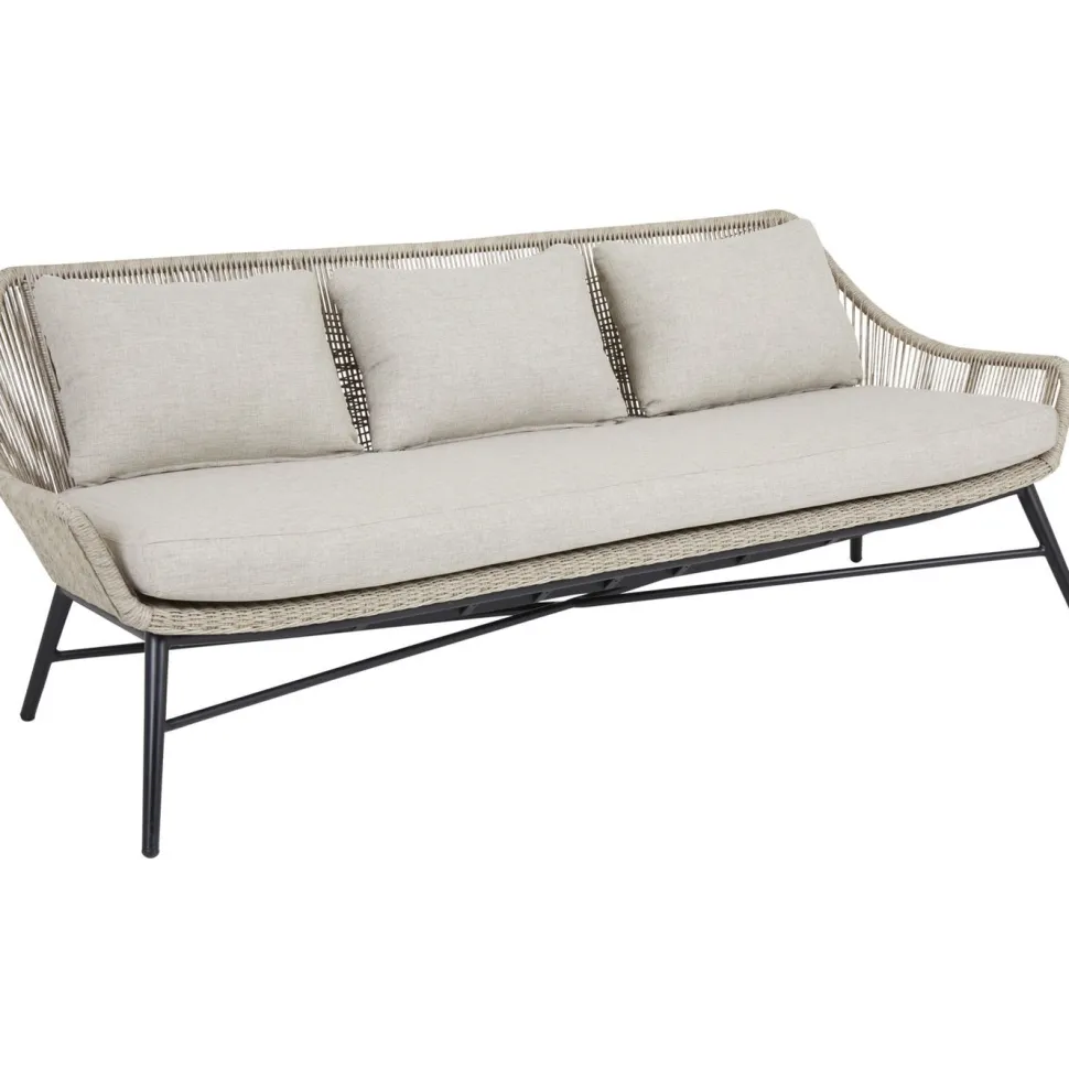 Ulkosohva Brafab Pembroke, 3-istuttava, beige