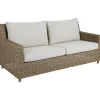 Ulkosohva Brafab Sandkorn, 2.5-istuttava, ruskea/beige