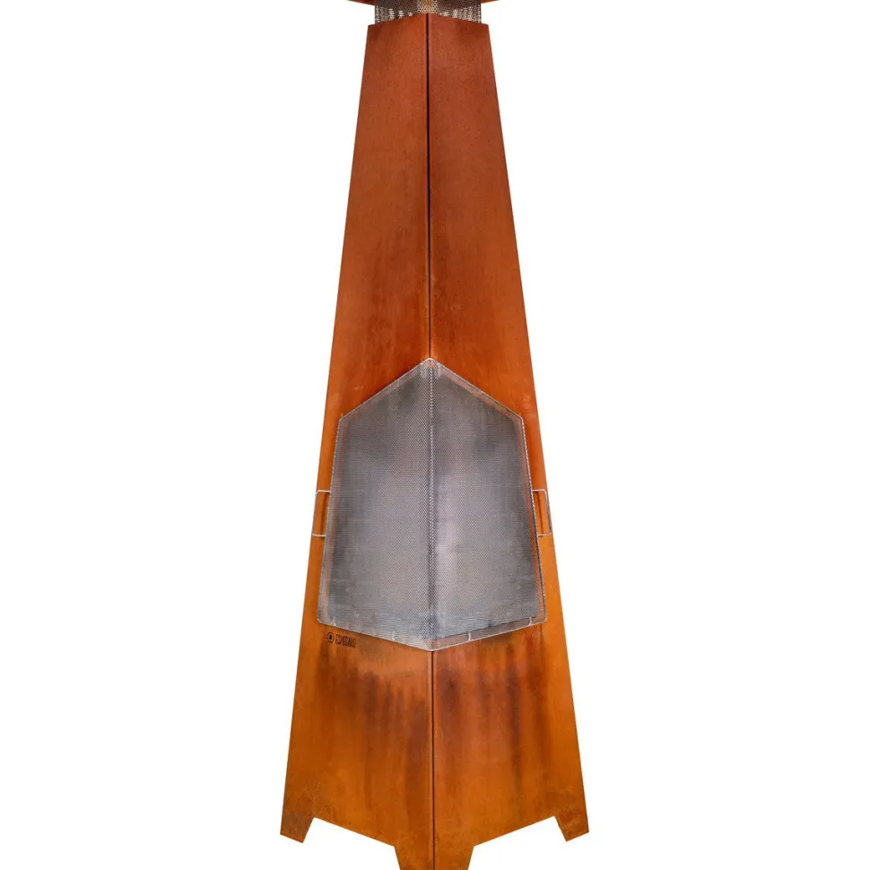 Ulkotakka Espegard 180, 180cm, corten-teräs