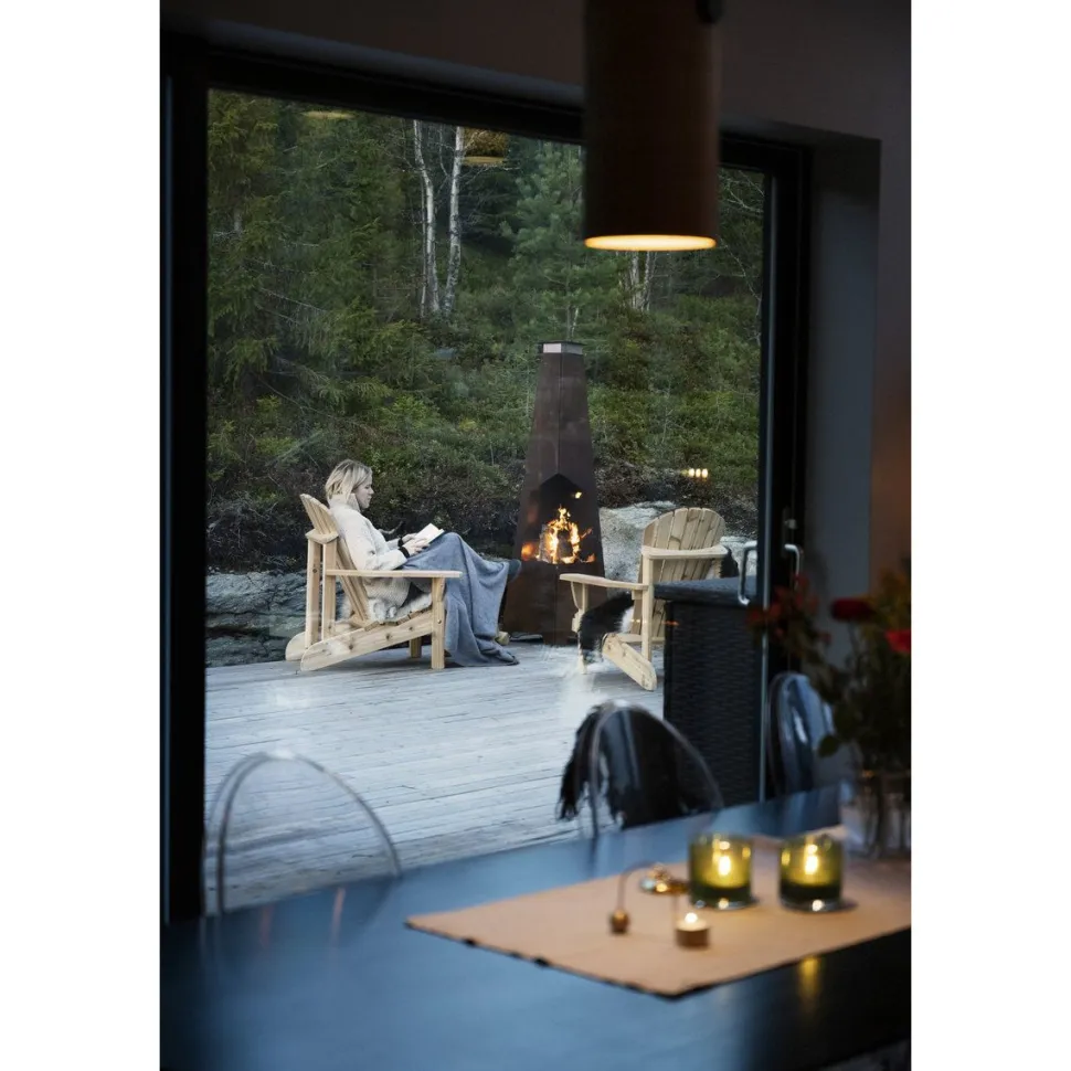 Ulkotakka Espegard 180, 180cm, corten-teräs