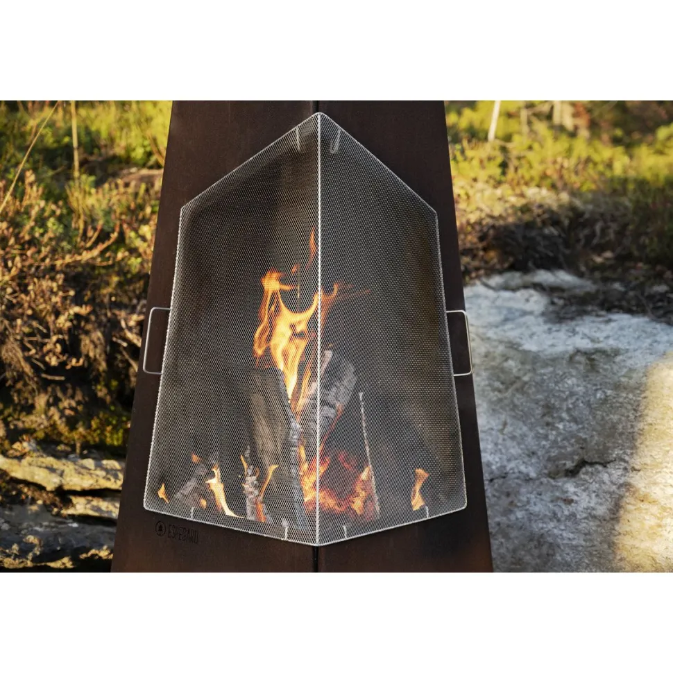 Ulkotakka Espegard 180, 180cm, corten-teräs