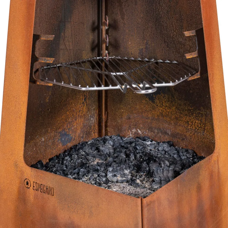 Ulkotakka Espegard 180, 180cm, corten-teräs