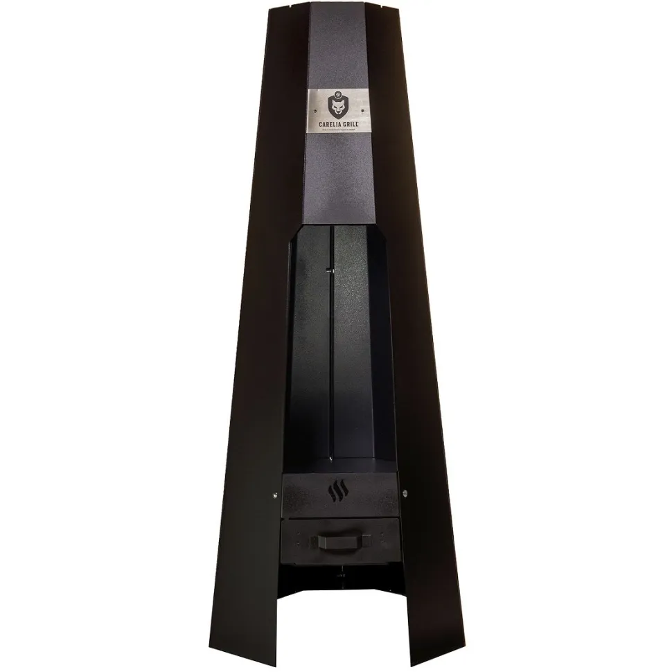 Ulkotulisija Carelia Grill® A-Fire 1500x600x600 mm musta