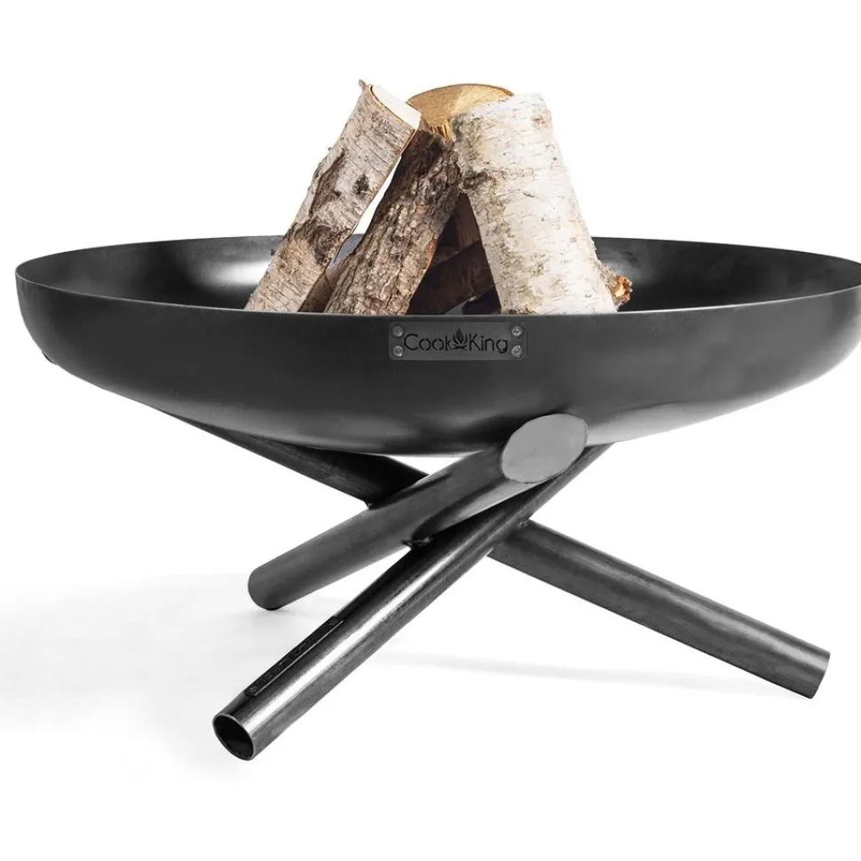 Ulkotulisija Gop CookKing Indiana, Ø60cm, teräs, musta