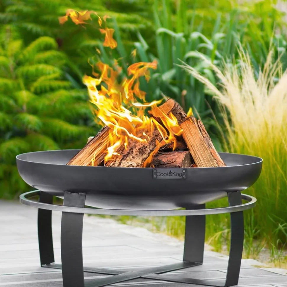 Ulkotulisija Gop CookKing Viking, Ø60cm, teräs, musta