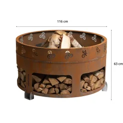 Ulkotulisija GrillSymbol Antigo, Ø116cm