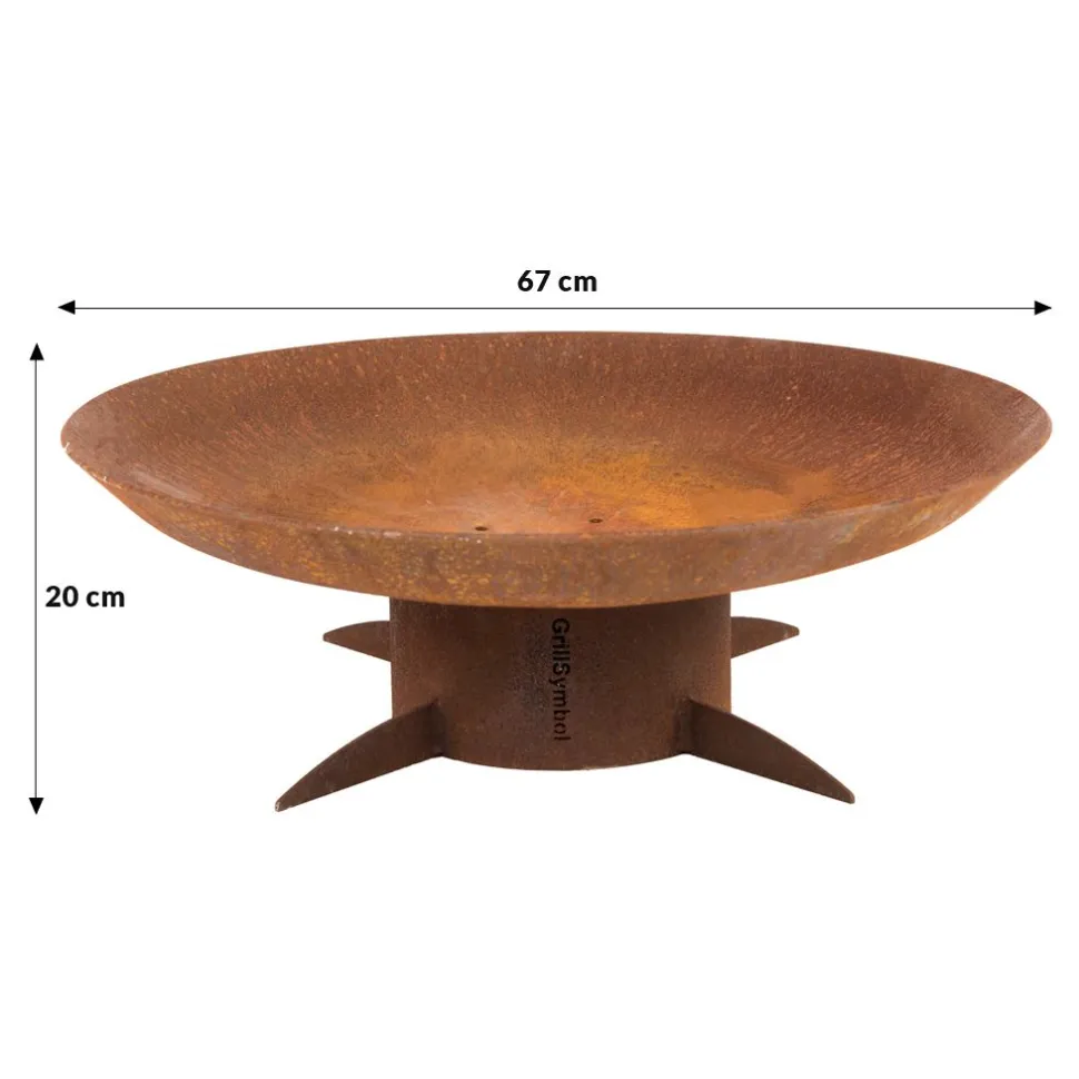 Ulkotulisija GrillSymbol Chiaro, Ø67cm
