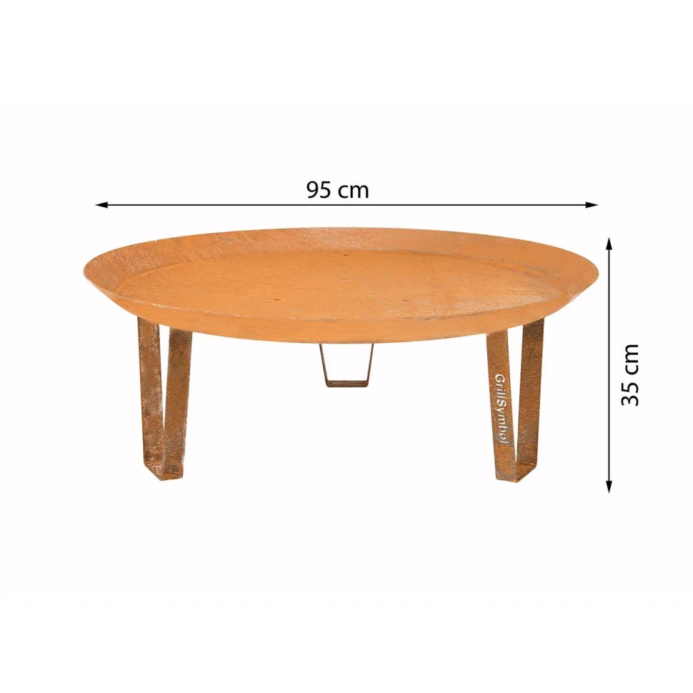 Ulkotulisija GrillSymbol Elegante XL, Ø95cm