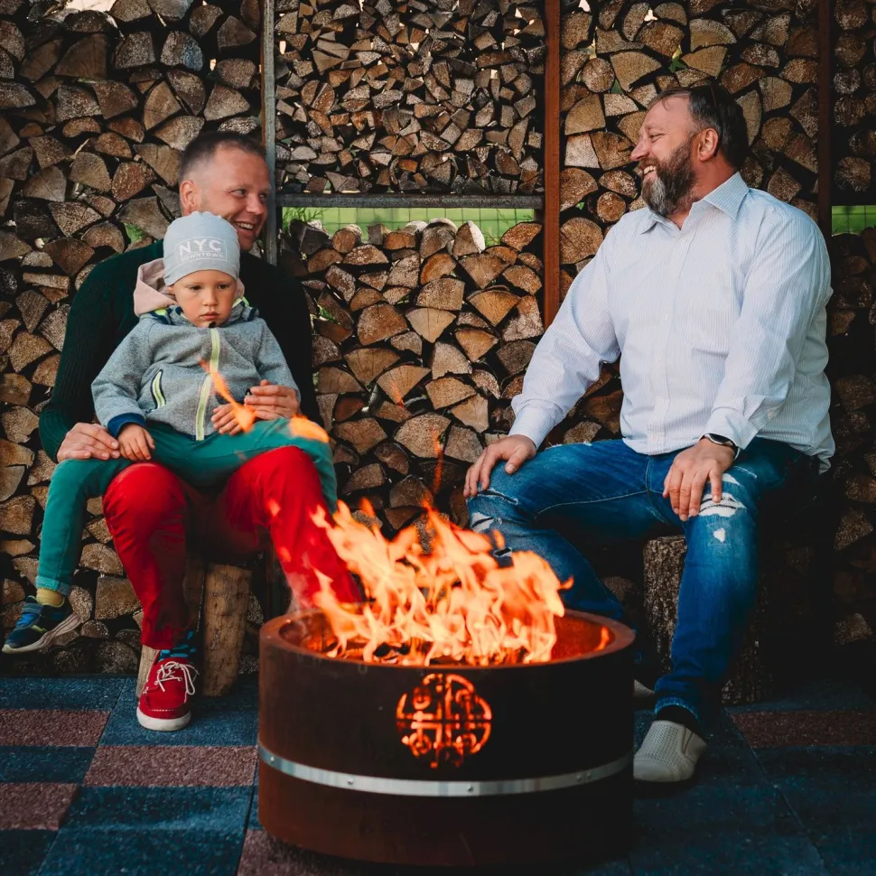 Ulkotulisija GrillSymbol Lucas-mini, Ø60cm