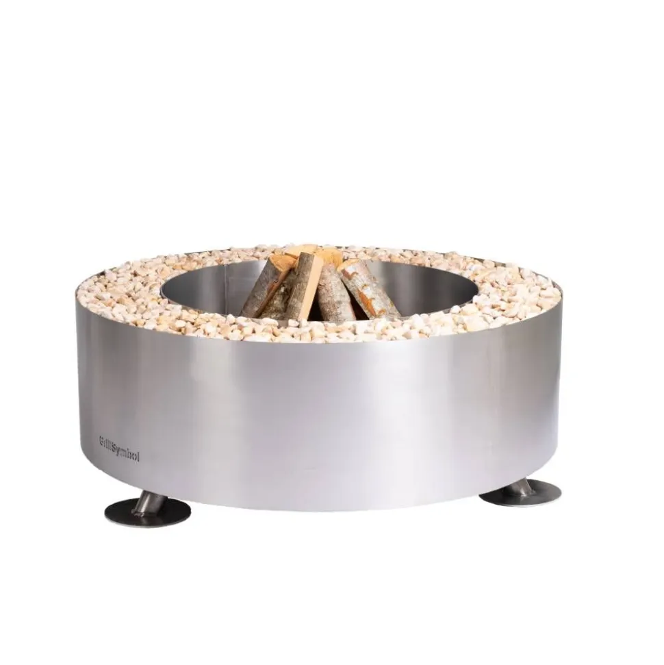 Ulkotulisija Grillsymbol Luna-Silver Ø119 cm