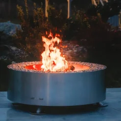 Ulkotulisija Grillsymbol Luna-Silver Ø119 cm