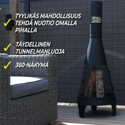 Ulkotulisija Limousin Pihatakka 126cm