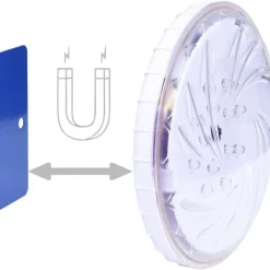 Upotettava kelluva uima-altaan LED-valaisin sis. kaukosäädin