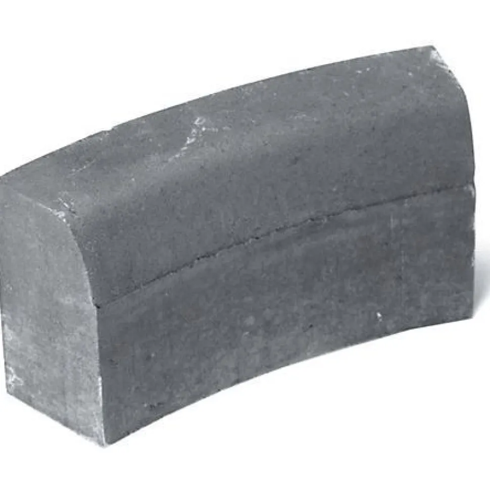 Upotettava reunakivi Rudus H13 kaarre R1000 kovera 523x170x300 mm sileä harmaa