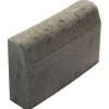 Upotettava reunakivi Rudus J4 kaarre R4000 kupera 500x110x300 mm sileä harmaa