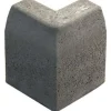 Upotettava reunakivi Rudus J12 kulma 90° kupera 500x110x300 mm sileä harmaa