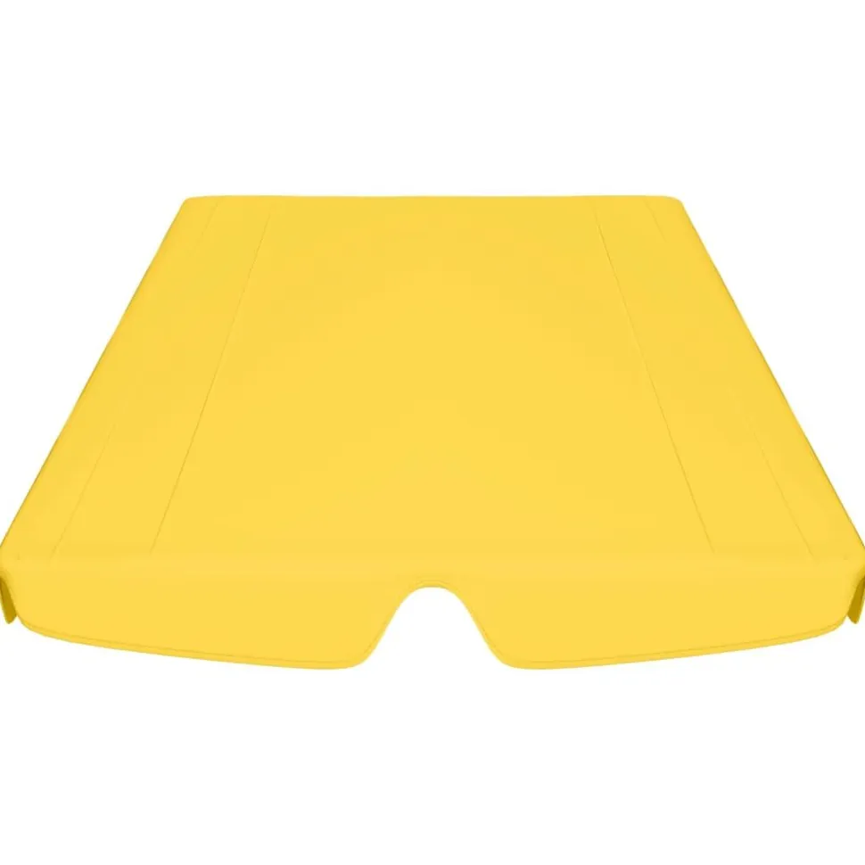 Vaihtokatos puutarhakeinuun keltainen 226x186 cm 270 g/m²