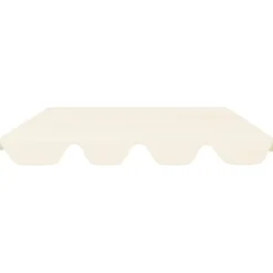 Vaihtokatos puutarhakeinuun kerma 192x147 cm 270 g/m²