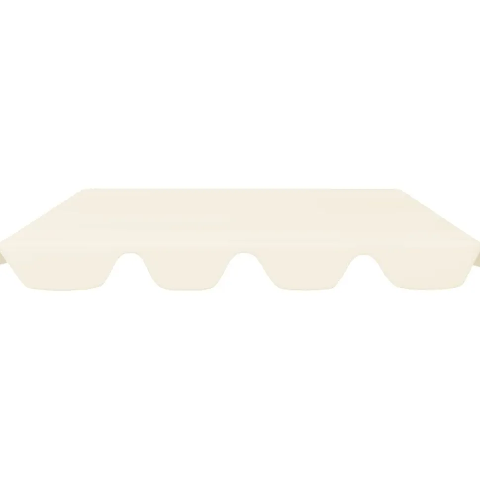 Vaihtokatos puutarhakeinuun kerma 192x147 cm 270 g/m²