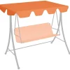 Vaihtokatos puutarhakeinuun oranssi 192x147 cm 270 g/m²