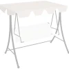 Vaihtokatos puutarhakeinuun valkoinen 192x147 cm 270 g/m²