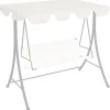 Vaihtokatos puutarhakeinuun valkoinen 226x186 cm 270 g/m²