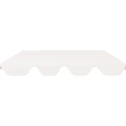 Vaihtokatos puutarhakeinuun valkoinen 226x186 cm 270 g/m²