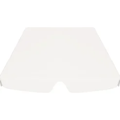 Vaihtokatos puutarhakeinuun valkoinen 226x186 cm 270 g/m²