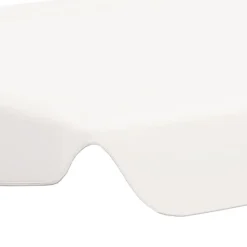 Vaihtokatos puutarhakeinuun valkoinen 226x186 cm 270 g/m²