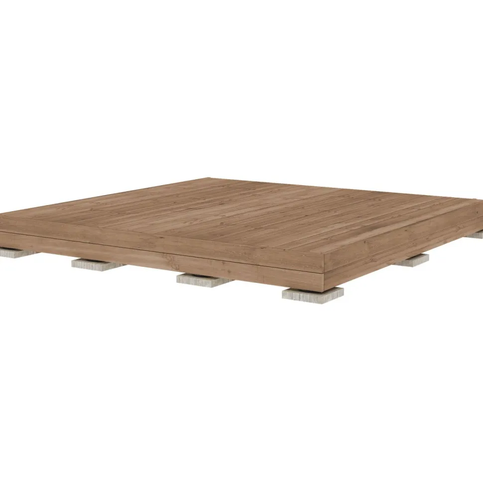 Valmisterassi PatioN°rd Havu, 3x3m, kestopuu