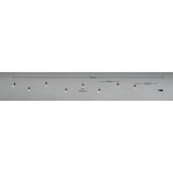 Valoketju LED Trio Ember 6m musta/luonnollinen väri