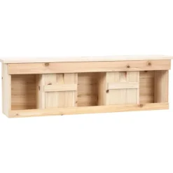 Varpusen pesälaatikko 5 huonetta 68x15x21 cm kuusi