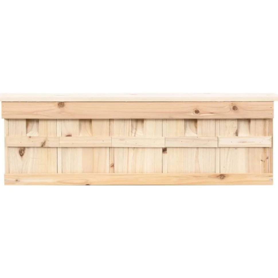 Varpusen pesälaatikko 5 huonetta 68x15x21 cm kuusi