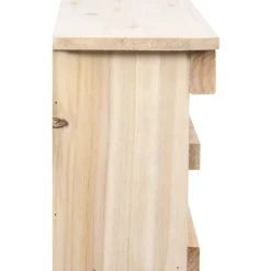 Varpusen pesälaatikko 5 huonetta 68x15x21 cm kuusi