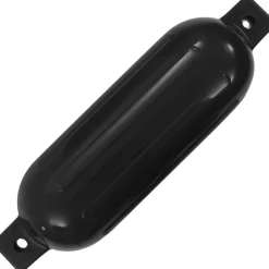 Veneen lepuuttaja, 4 kpl, musta, 51x14 cm, PVC