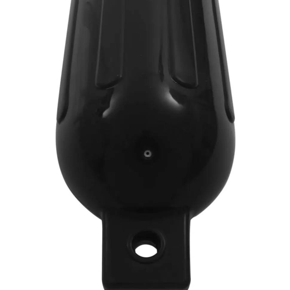 Veneen lepuuttaja, 4 kpl, musta, 51x14 cm, PVC