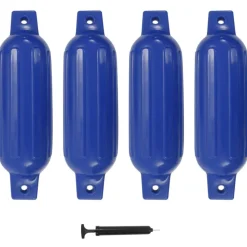 Veneen lepuuttaja, 4 kpl, sininen, 41x11,5 cm, PVC