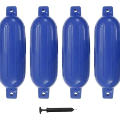 Veneen lepuuttaja, 4 kpl, sininen, 58,5x16,5 cm, PVC