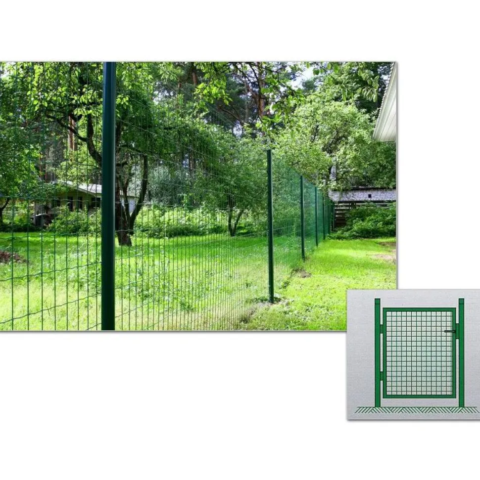 Verkkoaidan käyntiportti AB Polar korkeus 150 cm leveys 150 cm