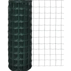Verkkoaita teräs silmäkoko 76x63mm 10x0.8m vihreä